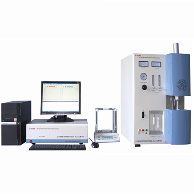 Infrared carbon and sulfur analyzer